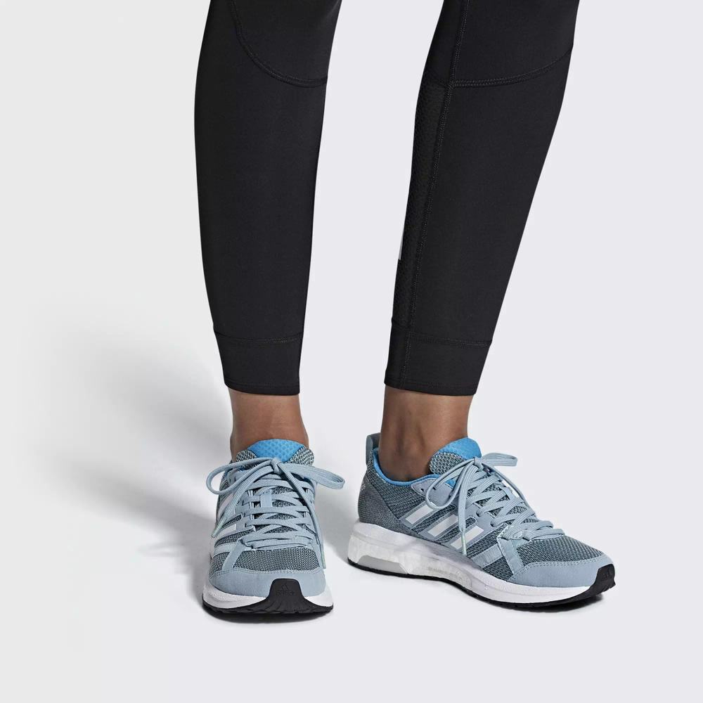 Adidas Adizero Tempo 9 Tenis Para Correr Azules Para Mujer (MX-37660)